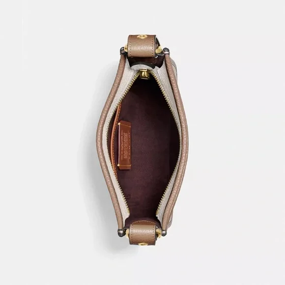 New Coach Emery Crossbody 21 In Colorblock Chalk Multi - Picture 11 of 12